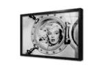 Siyah Beyaz Marilyn Monroe | Kanvas Tablo | Cam Tablo | Mdf Tablo | A31003 - Görsel 3