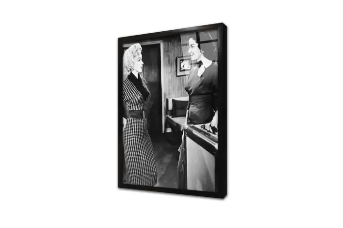 Siyah Beyaz Marilyn Monroe | Kanvas Tablo | Cam Tablo | Mdf Tablo | A31005 - Görsel 3