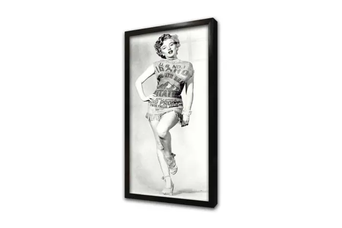 Siyah Beyaz Marilyn Monroe | Kanvas Tablo | Cam Tablo | Mdf Tablo | A31007 - Görsel 2
