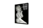 Siyah Beyaz Marilyn Monroe | Kanvas Tablo | Cam Tablo | Mdf Tablo | A31011 - Görsel 3