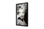 Siyah Beyaz Marilyn Monroe | Kanvas Tablo | Cam Tablo | Mdf Tablo | A31012 - Görsel 2