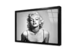 Siyah Beyaz Marilyn Monroe | Kanvas Tablo | Cam Tablo | Mdf Tablo | A31014 - Görsel 3