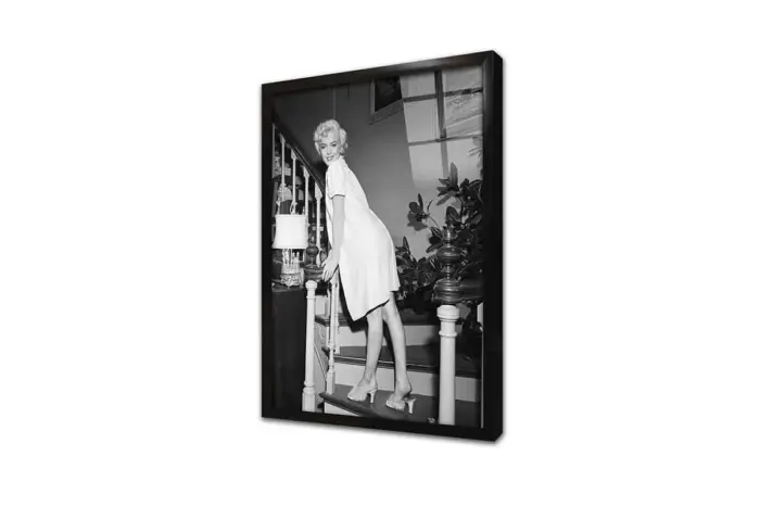 Siyah Beyaz Marilyn Monroe | Kanvas Tablo | Cam Tablo | Mdf Tablo | A31026 - Görsel 3