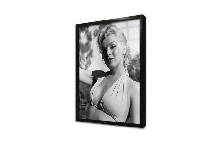 Siyah Beyaz Marilyn Monroe | Kanvas Tablo | Cam Tablo | Mdf Tablo | A31032 - Görsel 3