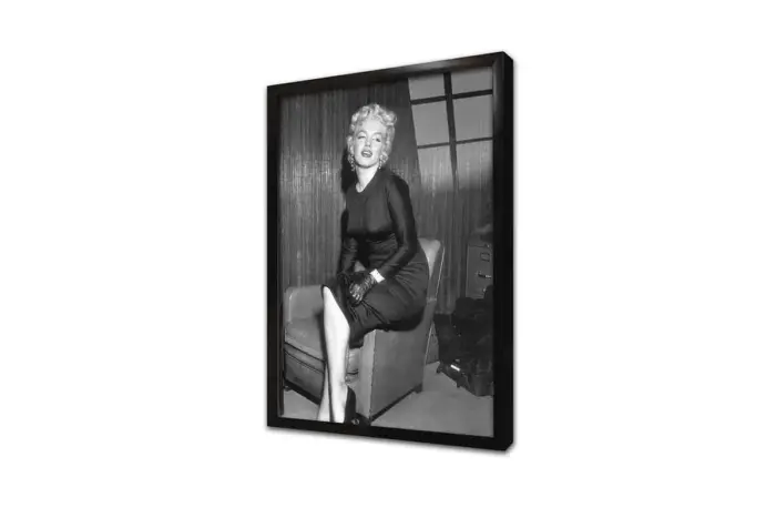 Siyah Beyaz Marilyn Monroe | Kanvas Tablo | Cam Tablo | Mdf Tablo | A31036 - Görsel 3