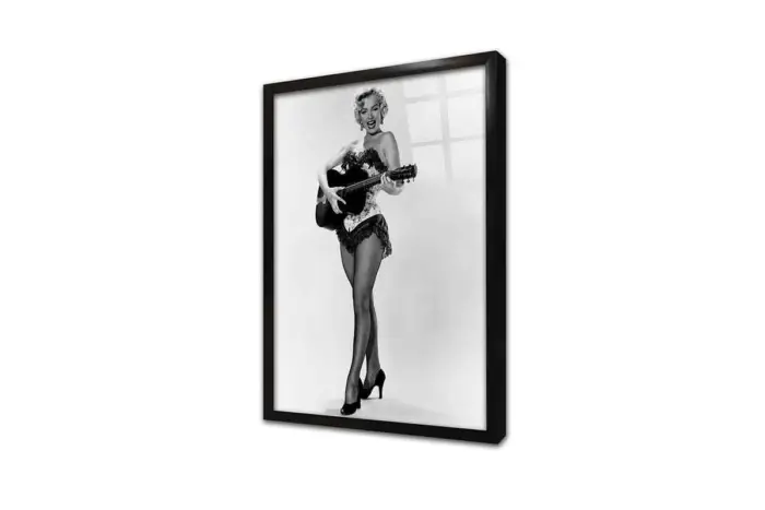 Siyah Beyaz Marilyn Monroe | Kanvas Tablo | Cam Tablo | Mdf Tablo | A31048 - Görsel 3