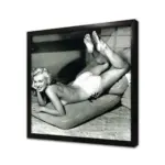 Siyah Beyaz Marilyn Monroe | Kanvas Tablo | Cam Tablo | Mdf Tablo | A31051 - Görsel 3