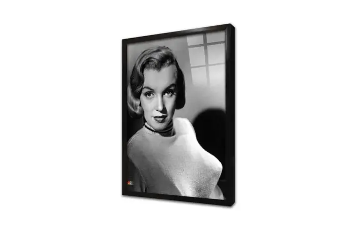 Siyah Beyaz Marilyn Monroe | Kanvas Tablo | Cam Tablo | Mdf Tablo | A31061 - Görsel 3