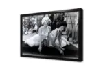 Siyah Beyaz Marilyn Monroe | Kanvas Tablo | Cam Tablo | Mdf Tablo | A31065 - Görsel 3
