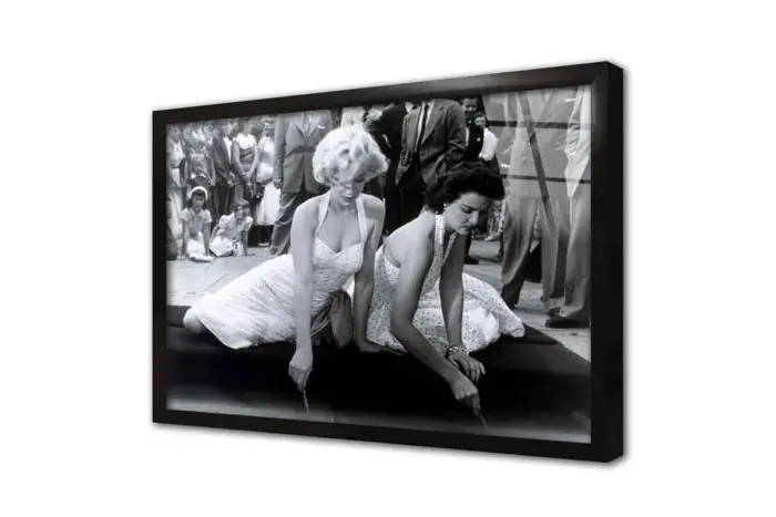 Siyah Beyaz Marilyn Monroe | Kanvas Tablo | Cam Tablo | Mdf Tablo | A31065 - Görsel 3