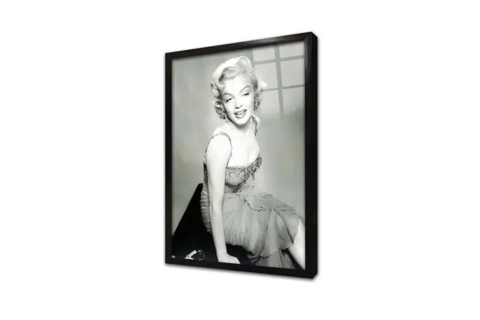 Siyah Beyaz Marilyn Monroe | Kanvas Tablo | Cam Tablo | Mdf Tablo | A31082 - Görsel 3