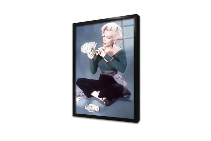 Renkli Marilyn Monroe | Kanvas Tablo | Cam Tablo | Mdf Tablo | A31083 - Görsel 3