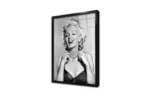 Siyah Beyaz Marilyn Monroe | Kanvas Tablo | Cam Tablo | Mdf Tablo | A31090 - Görsel 3