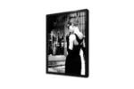 Siyah Beyaz Audrey Hepburn | Kanvas Tablo | Cam Tablo | Mdf Tablo | A31109 - Görsel 3