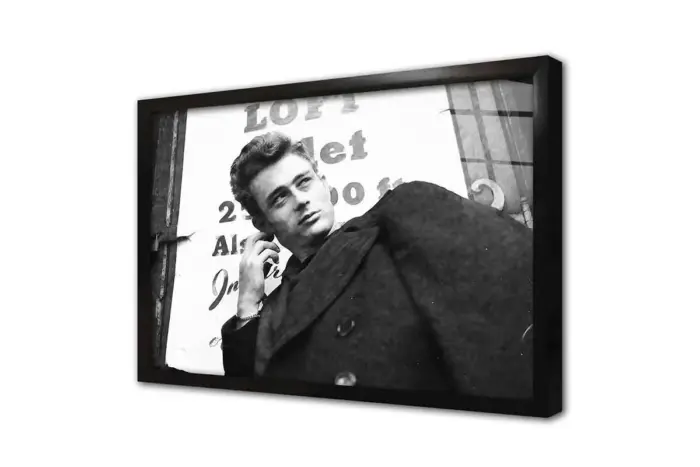 Siyah Beyaz James Dean | Kanvas Tablo | Cam Tablo | Mdf Tablo | A31116 - Görsel 3