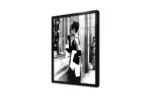 Siyah Beyaz Audrey Hepburn | Kanvas Tablo | Cam Tablo | Mdf Tablo | A31140 - Görsel 3