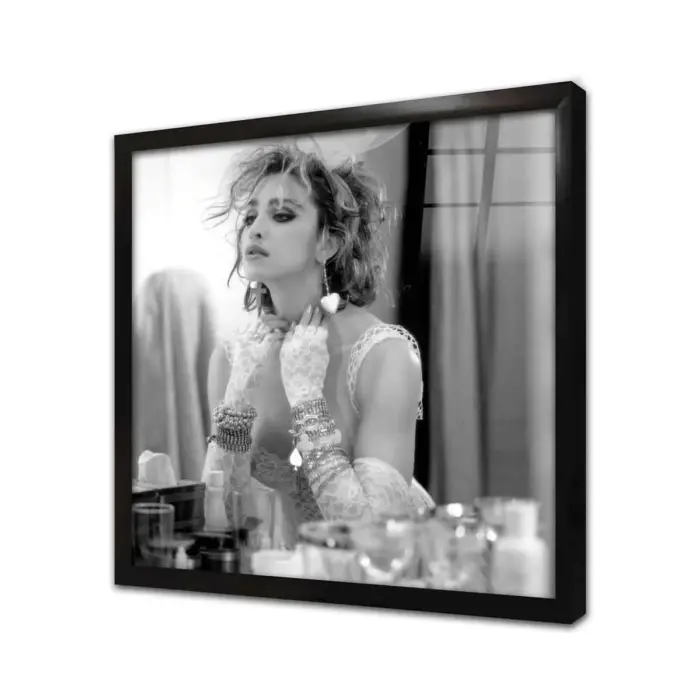Siyah Beyaz Madonna | Kanvas Tablo | Cam Tablo | Mdf Tablo | A31177 - Görsel 3