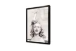 Siyah Beyaz Marilyn Monroe | Kanvas Tablo | Cam Tablo | Mdf Tablo | A31201 - Görsel 3