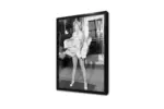 Uçuşan Beyaz Elbiseli Marilyn Monroe | Kanvas Tablo | Cam Tablo | Mdf Tablo | A31218 - Görsel 3