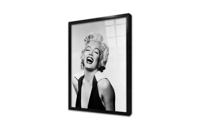 Marilyn Monroe Gülerken Çekilmiş | Kanvas Tablo | Cam Tablo | Mdf Tablo | A31281 - Görsel 3