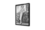 Marilyn Monroe Siyah Beyaz | Kanvas Tablo | Cam Tablo | Mdf Tablo | A31293 - Görsel 3