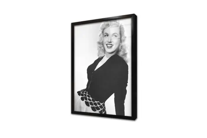 Marilyn Monroe Siyah Kıyafetiyle | Kanvas Tablo | Cam Tablo | Mdf Tablo | A31299 - Görsel 3