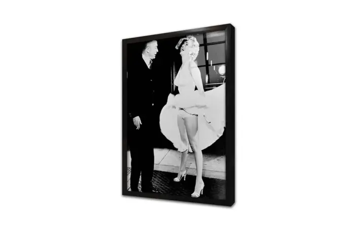 Marilyn Monroe Beyaz Kıyafetiyle | Kanvas Tablo | Cam Tablo | Mdf Tablo | A31305 - Görsel 3
