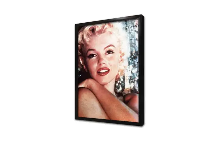 Marilyn Monroe Kırmızı Rujuyla | Kanvas Tablo | Cam Tablo | Mdf Tablo | A31309 - Görsel 3