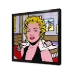 Marilyn Monroe Soyut Resim | Kanvas Tablo | Cam Tablo | Mdf Tablo | A31320 - Görsel 3