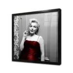 Marilyn Monroe Kırmızı Kıyafetiyle | Kanvas Tablo | Cam Tablo | Mdf Tablo | A31323 - Görsel 3