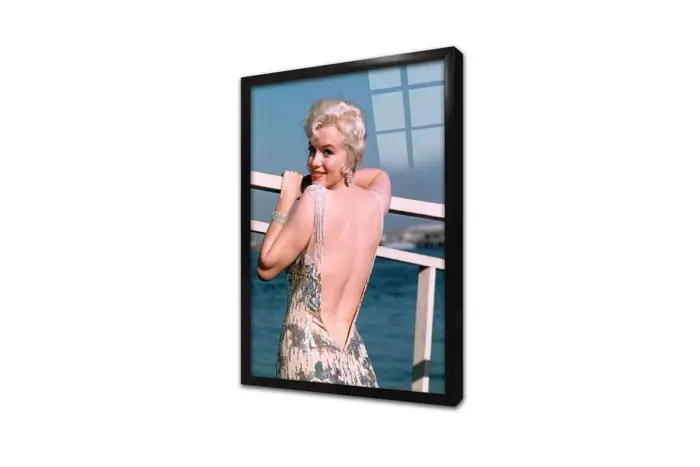 Marilyn Monroe Sırt Dekolteli | Kanvas Tablo | Cam Tablo | Mdf Tablo | A31328 - Görsel 3