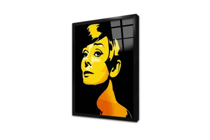 Audrey Hepburn | Kanvas Tablo | Cam Tablo | Mdf Tablo | A31355 - Görsel 3