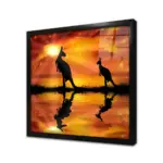 Kangurular | Kanvas Tablo | Cam Tablo | Mdf Tablo | A32017 - Görsel 3