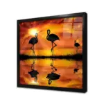 Flamingolar | Kanvas Tablo | Cam Tablo | Mdf Tablo | A32018 - Görsel 3