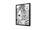 Siyah Beyaz Kaplan | Kanvas Tablo | Cam Tablo | Mdf Tablo | A32026 - Görsel 3