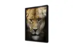 Yakın Çekim Aslan | Kanvas Tablo | Cam Tablo | Mdf Tablo | A32071 - Görsel 3
