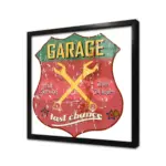 Vintage Retro Görsel | Kanvas Tablo | Cam Tablo | Mdf Tablo | A37022 - Görsel 3