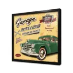 Vintage Retro Görsel | Kanvas Tablo | Cam Tablo | Mdf Tablo | A37028 - Görsel 3