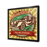 Vintage Retro Görsel | Kanvas Tablo | Cam Tablo | Mdf Tablo | A37029 - Görsel 3