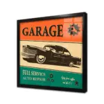 Vintage Retro Görsel | Kanvas Tablo | Cam Tablo | Mdf Tablo | A37030 - Görsel 3