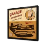 Vintage Retro Görsel | Kanvas Tablo | Cam Tablo | Mdf Tablo | A37031 - Görsel 3