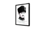Mustafa Kemal Atatürk Yazılı | Kanvas Tablo | Cam Tablo | Mdf Tablo | B01015 - Görsel 3