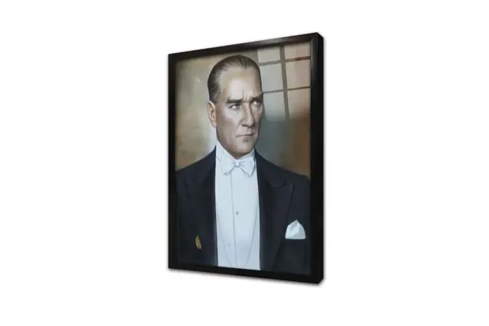 Atatürk | Kanvas Tablo | Cam Tablo | Mdf Tablo | B01021 - Görsel 3