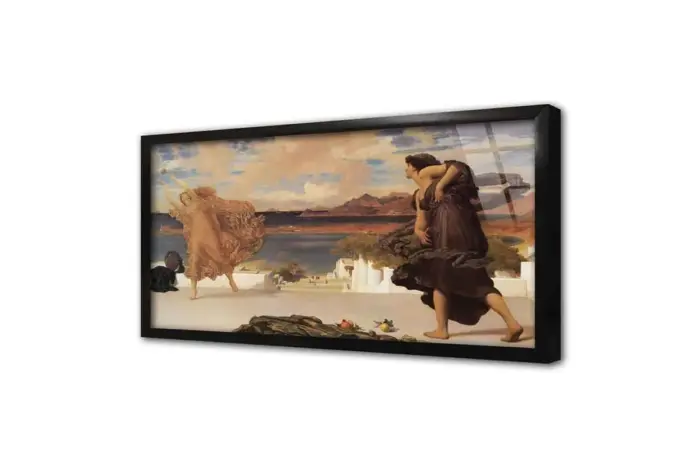 Top Oynayan Grek Kızları L Leighton | Kanvas Tablo | Cam Tablo | Mdf Tablo | B02350 - Görsel 3