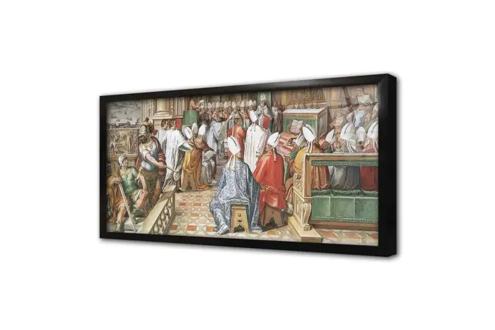İkinci Konstantinopolis Konsili | Kanvas Tablo | Cam Tablo | Mdf Tablo | B02418 - Görsel 3