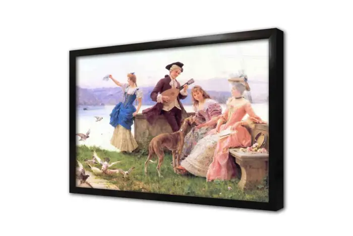 Piknik Eğlencesi | Kanvas Tablo | Cam Tablo | Mdf Tablo | B02424 - Görsel 3
