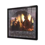 Bir Adam Ve İsa | Kanvas Tablo | Cam Tablo | Mdf Tablo | B02426 - Görsel 3