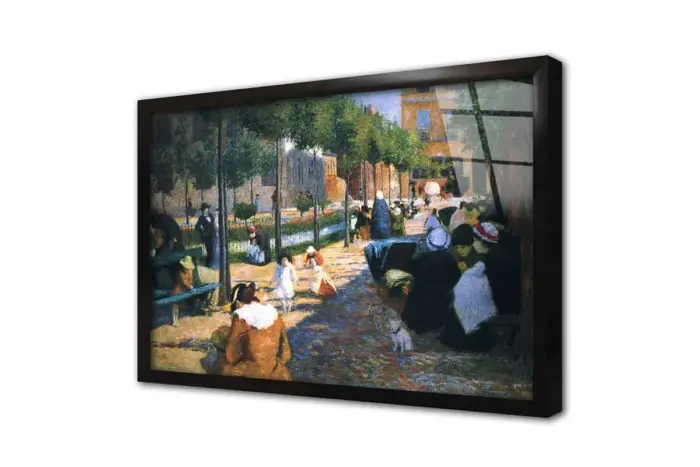 Anvers Meydanı Federico Zandomeneghi | Kanvas Tablo | Cam Tablo | Mdf Tablo | B02431 - Görsel 3