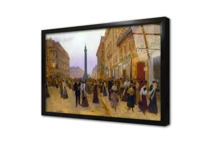 La Ruede La Paix Jean Beraud | Kanvas Tablo | Cam Tablo | Mdf Tablo | B02439 - Görsel 3