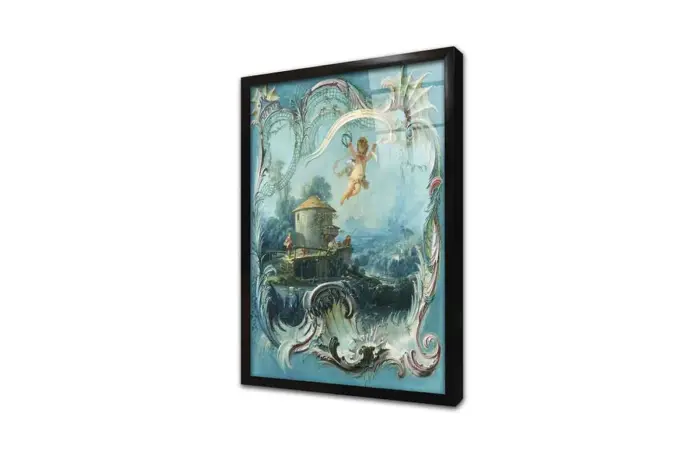 Ev Enchanted Ve Cupid İle Tepe | Kanvas Tablo | Cam Tablo | Mdf Tablo | B02447 - Görsel 3